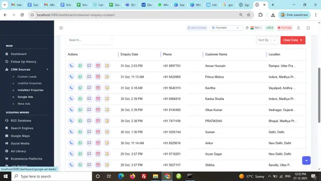 Meta Ads CRM Result