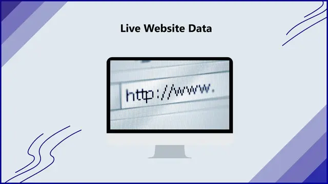 Live Website Scraper Result